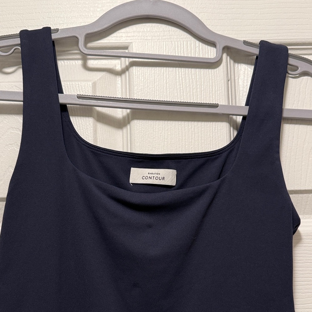 Aritzia Babaton Dark Blue Bodysuit - Picture 2 of 4